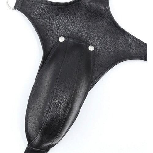 Adult Sex Toys Bibs, Mens Bondage Sexy Leather Pants, Mens Equipment Toys