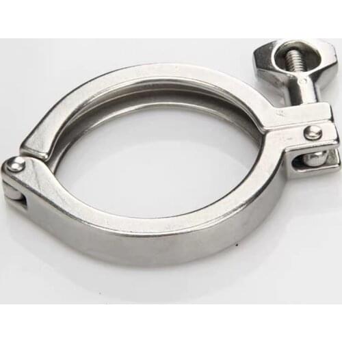 Sanitary-grade Quick-install 304/201 Stainless Steel Joint Chuck Hoop Quick-fit End Precision Cast Snap Tube Clamp