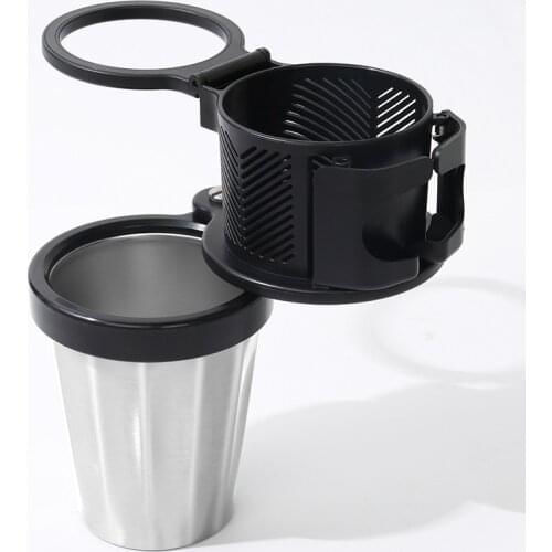 5 In 1 Vehicle-mounted Slip-proof Cup Holder 360 Degree Rotating Water Car Cup Holder Multifunctional Dual Houder Auto Accessor