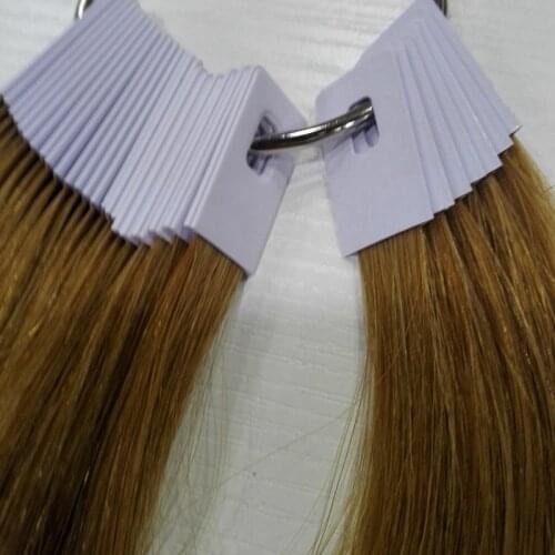 8 inch human hair color ring for salon hair color chart light brown color can change any color