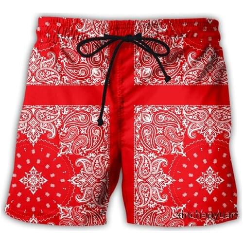 Blood Gang Bandana 3D Print Causal Clothing New Fashion Men Women Shorts Plus size S-7XL