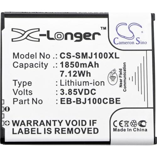 CameronSino for SAMSUNG Galaxy J1 SM-J100D SM-J100DS SM-J100F SM-J100FN SM-J100H SM-J100H/DD SM-J100H/DS SM-J100HZB battery