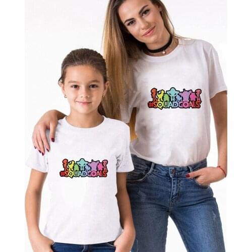 Family Matching T Shirts Summer Short Sleeve Toy Story Cute Cartoon Printed Kids Girl Boy Tshirts Family Look Tops