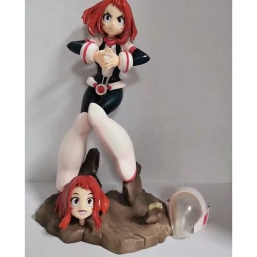 My Hero Academia OCHACO URARAKA Bakugo Katsuki Todoroki Shoto Midoriya Izuku 1/8 Scale PVC Action Figure change face Model Toys