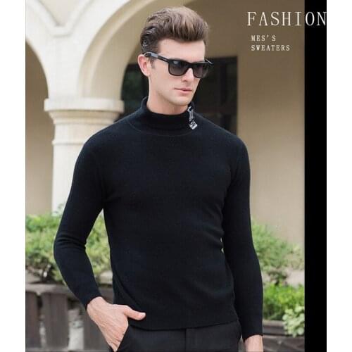 Mens fashion autumn / winter sweater Casual Men O-Neck Pullovers Knitted Male Long Sleeve 2019 Mens Sweaters Knitwear