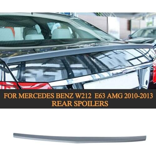 Unpainted PU Material Car Rear Spoiler for Mercedes Benz W212 E250 E350 E550 E300 E63 AMG 2010-2013 Trunk Spoiler Wing