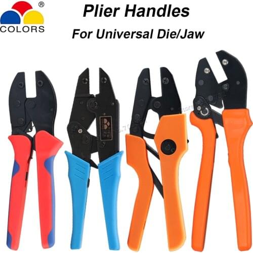 Crimping Pliers Bare Insulated Tube Plug Tabs Terminals Jaws Dies Universal Crimping Hand Tools Common Plier Handles Only