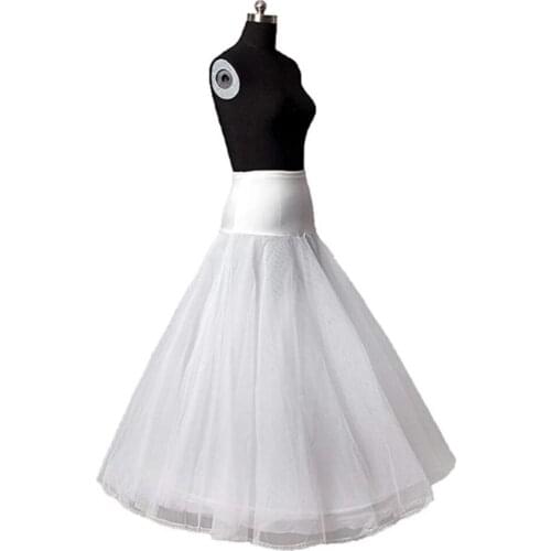 Romantic New Design High Quality A Line Tulle Wedding Bridal Petticoat Underskirt Crinolines for Wedding Dress