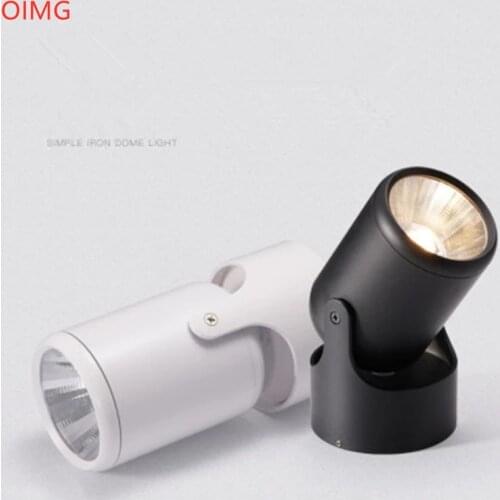 Rotating Dimmable Surface Mounted LED Downlight 10W 12W 15W 18W COB LED Ceiling Lamp AC110~265V LED Spot Light Indoor Lighting