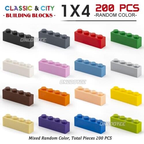1x4diy Bulk Foundation Small Grain High Brick Color Building Block Toy City Compatible Classic Bricks Boy Girl Gift