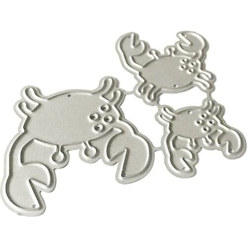 2021 New Crabs Metal Cutting Dies Stencil Scrapbooking DIY Album Stamp Paper Card Emboss