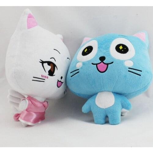 30cm Anime Fairy Tail Happy & Charles Cat Plush Toy Soft Stuffed Animal Doll Figure Kids plush Doll Christmas Gift