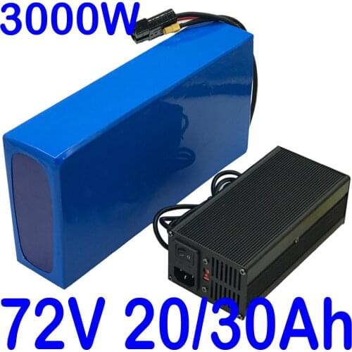 72V Battery 72V 30AH Electric Bike Battery 72V 20Ah 22AH 25AH 30AH Lithium Battery72V 2000W 2500W 3000W Electric Scooter Battery