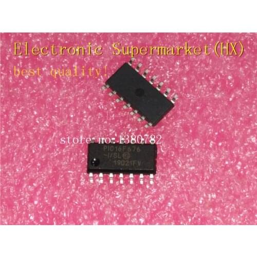 Free Shipping 50pcs/lots PIC16F676-I/SL PIC16F676 SOP-14 IC In stock