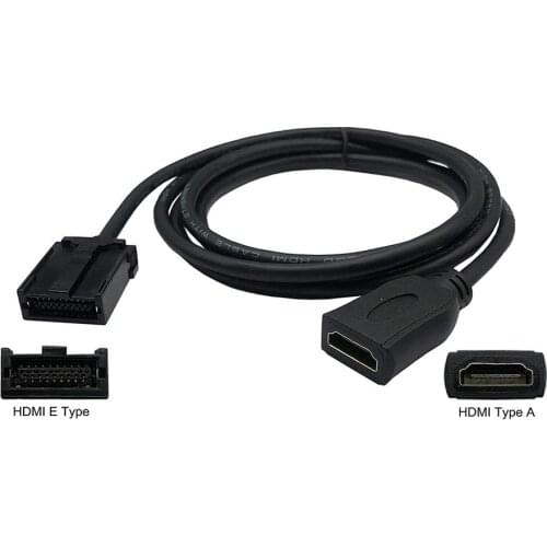 HDMI-compatible E Type To AM HDMI-compatible Cable HD Video Cable Type E Micro Adapter Cable For Car Digital HD Monitor Player