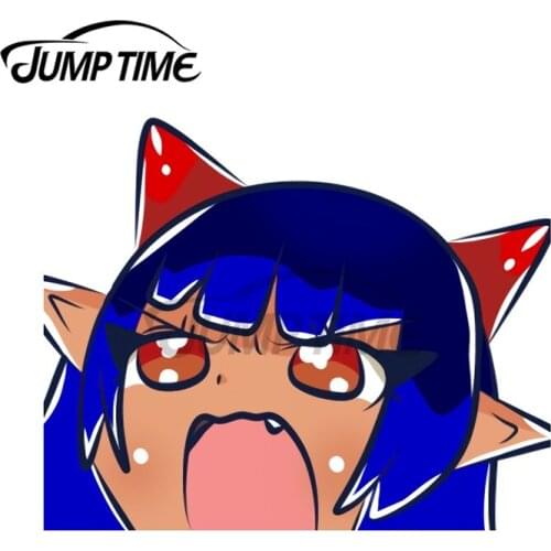 JumpTime 13 x 9.5 cm For Asuka Mad Fine Decal Creative Graphics Car Stickers Vinyl Material Graffiti Sunscreen Occlusion Scratch