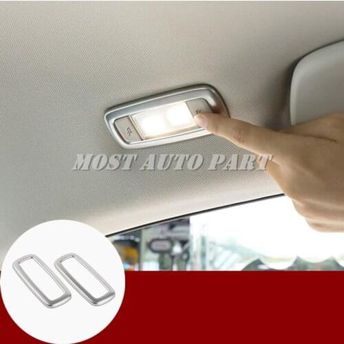 Stainless Inner Roof Rear Reading Light Trim Cover For BMW X3 G01 2018-2020 Car accesories interior Car decoration
