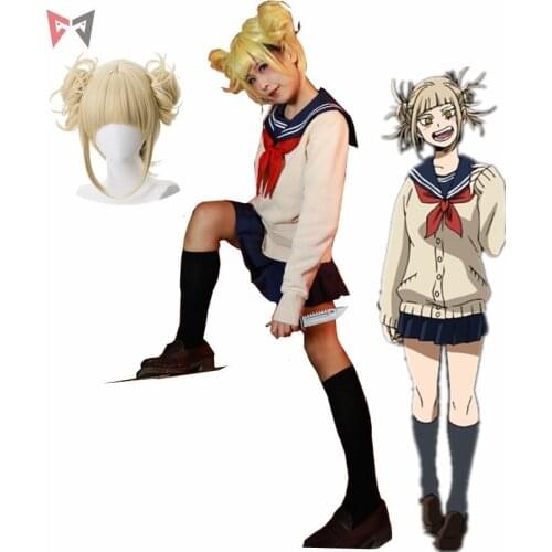New My Hero Academia cosplay costume Himiko Toga sweatshirts sailor set prop wig shoes huge custom made