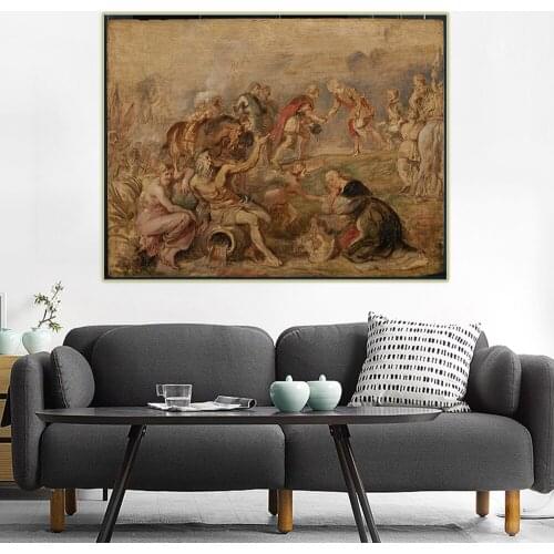 Peter Paul Rubens《Meeting of King Ferdinand of Hungary and Cardinal-Infante Ferdinand of Spain at Nördlingen》Canvas Oil Painting