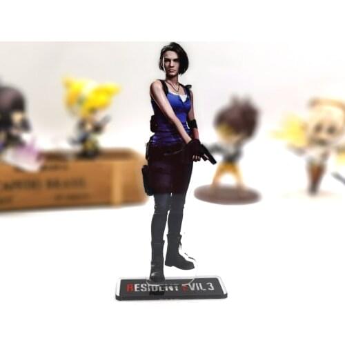 Resident 3 Jill Valentine HM acrylic stand figure model plate holder cake topper anime