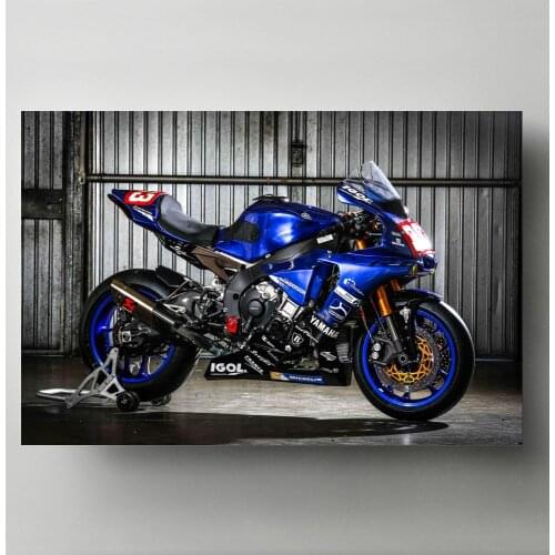 Modern Art Print Poster Motorcycle Yamahas yzf R1 gmt94 sportbike Wall Picture Canvas Painting Living Room Decor