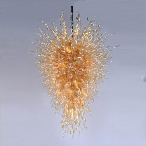 Restaurant Decorative Modern Pendant Lamps Superior Quality Italian Blown Glass Chandelier