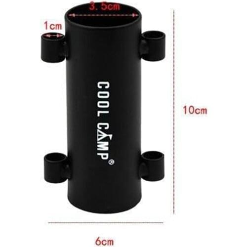 Solid Tent Tarp Rod Holder Outdoor Awning Pole Fixed Bracket Pipe Accessory