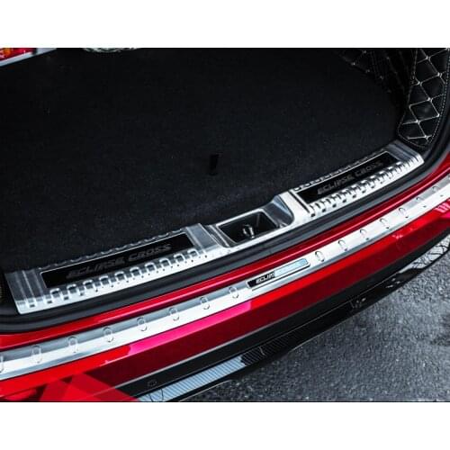 Rear Guard Tailgate decoration strip tail door decoration bright strip car Accessories For Mitsubishi ECLIPSE CROSS 2018 2019