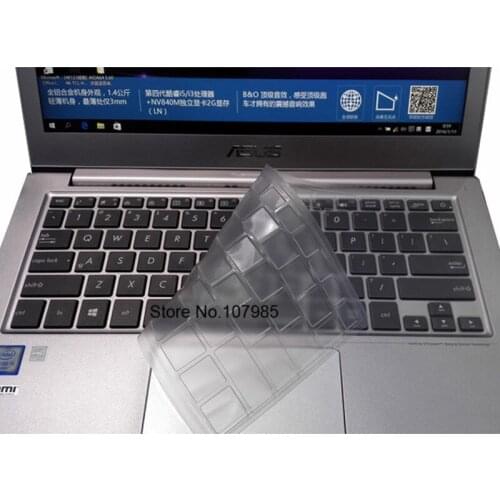 13.3 inch TPU Keyboard Protector Skin Cover for Asus UX31E UX31A UX32 UX42 U38 BX32 UX303 TX300CA UX301 Taichi 31 TP300L U305