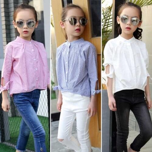 Белые блузки для девочек ZJHXDBD China At AliExpress