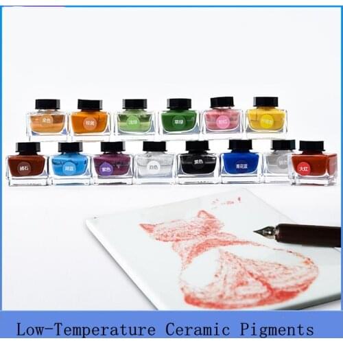 15ML Ceramic Pigment Overglaze Color Water-soluble Pigment Low Temperature Firing DIY Ceramic Painting Material Artists Craft