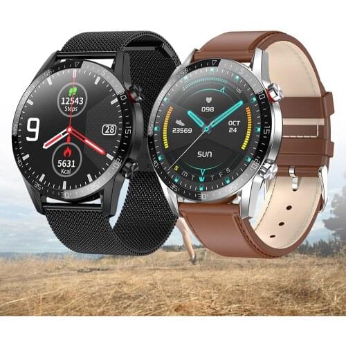 2020 New Smart Watch IP68 Waterproof Bluetooth Call ECG+PPG Multiple Sport Modes ECG 1.3 IPS Screen SmartWatch For Android IOS