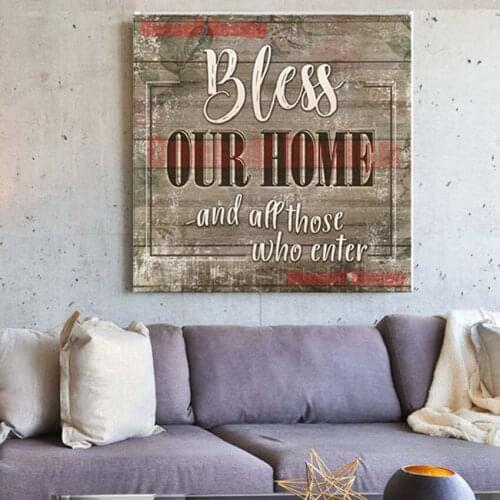 2020 bless our home diamond painting full square 5d diamond embroidery full love 5d diamond mosaic sale livingtoom wall sticker