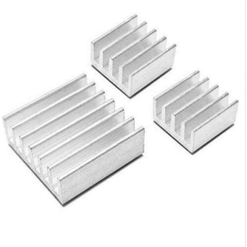 3Pcs Adhesive Aluminium Heatsink Heat sink Cooler For Raspberry Pi Model B B