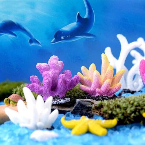 Aquarium Artificial Resin Coralline Fish Tank Non-toxic Landscape Underwater Decor