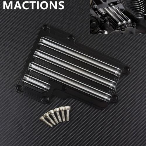 Black Transmission Top Cover For Harley Touring Road Glide 2007-2017 Dyna Fat Street Wide Glide 2006-2017 Softail 2007-2015 2016