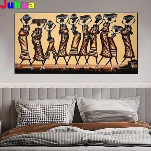 Black African Women 5D DIY Diamond Embroidery abstract diamond painting Full Square/Round mosaic Cross Stitch home decor