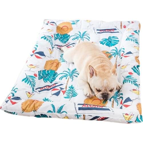 Pet Summer gel cooling Dog bed accessories waterproof Cats house for cats dogs supplies Dog beds Mat ice kennel dog bed