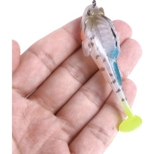 HENGJIA 1pc Wobbler Fishing Lure Soft Lead Bait Sinking Lure Lifelike Trout 7CM-14G Fishing Tool
