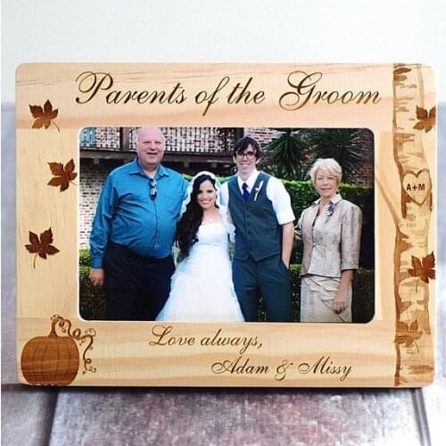 Personalize Parents wedding gift, parents of the bride groom Thank You Wedding Frames souvenirs Parents Of The Bride Gifts
