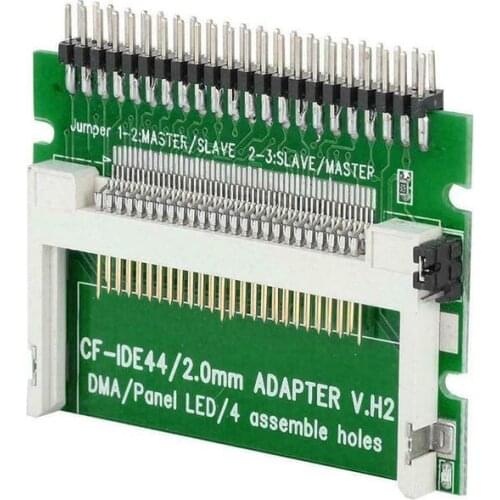 50pcs/Lot CF Compact Memory Card to Laptop 2.5" 44 Pin Male IDE Drive Hard HDD Adapter