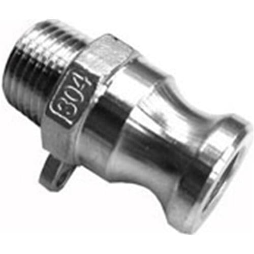 SS Camlock - Type F Male x 1/2inch Male KL04510