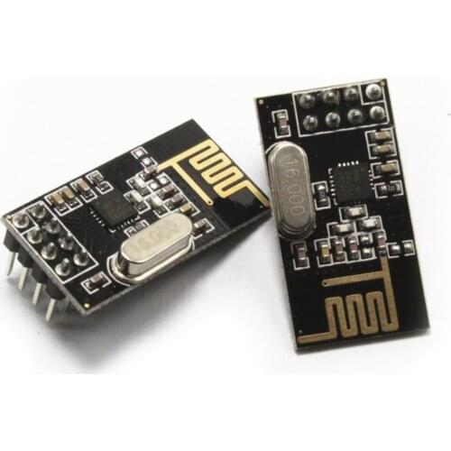 2pcs NRF24L01+ wireless transceiver module power enhanced version 2.4G receiving transmitting integrated communication module