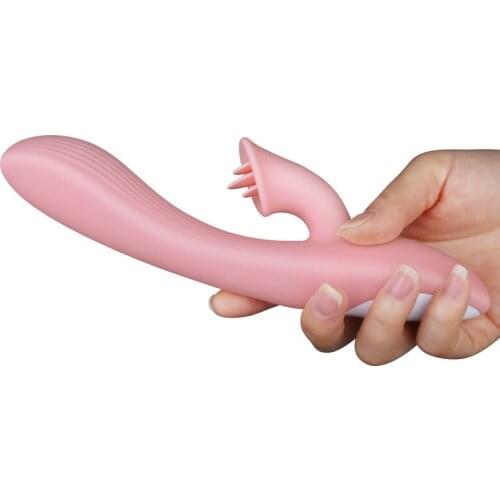 Powerful Electric Wand Massager 10 Frequency Vibration & Suction Silicone Portable Waterproof Sucking Toys Vaginal Vibrator