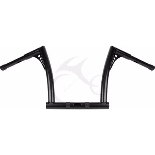 Motorcycle 14" Rise Chizeled Handlebar 1-1/4" Bar For Harley Dyna Wide Glide Street Bob Fat Bob 1999-2017 2016