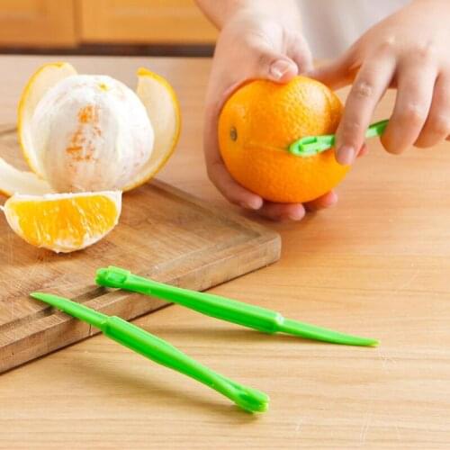 New 15cm Long Section Orange or Citrus Peeler Fruit Zesters Compact and Practical Kitchen Fruit Tool LX9134