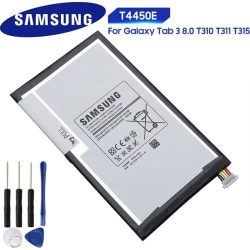 Original Replacement Samsung Battery For Galaxy Tab 3 8.0 T315 T311 T310 T4450C Genuine Tablet Battery T4450E 4450mAh