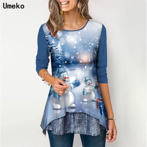 Casual Plus Size Graphic T Shirt Women Spring Summer O Neck Snowman Print Half Sleeve Tee Top Female Christmas Tshirt Y2K