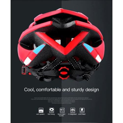Cycling Helmet For Teenagers With Anti-Insect Net Chin Pad Diversion Drag Reduction Buckle Free Adjustment Device Cycling Helmet
