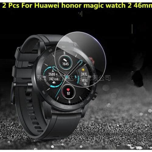 2 pcs 2.5D watch Tempered Glass Screen Protector For Huawei honor magic watch 2 watch2 46mm Protective Film